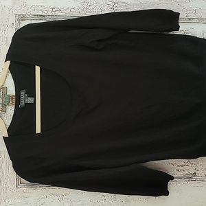 Lauren Ralph Lauren size L used black sweater,